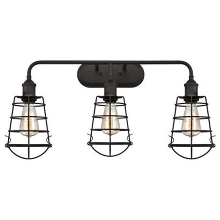 SUPERSHINE 3 Light Oliver Indoor Wall Fixture - Oil Rubbed Bronze SU2690018